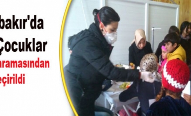 Diyarbakır'da Ezidi Çocuklar Sağlık Taramasından Geçirildi