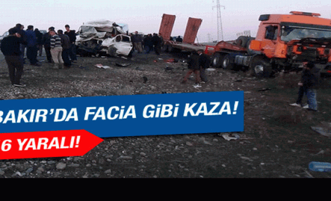 Diyarbakır'da facia gibi kaza! 7 ölü 16 yaralı!
