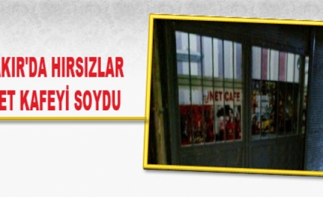 Diyarbakır'da Hırsızlar İnternet Kafeyi Soydu