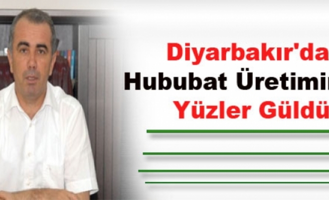Diyarbakır'da Hububat Üretiminde Yüzler Güldü