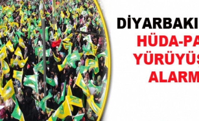 Diyarbakır'da HÜDA-PAR Yürüyüşü Alarmı
