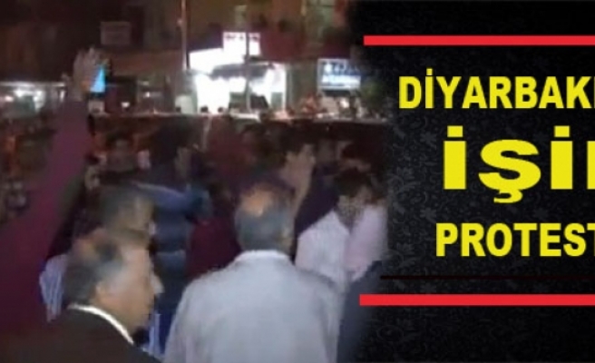 Diyarbakır'da Işid Saldırıları Protesto Edildi