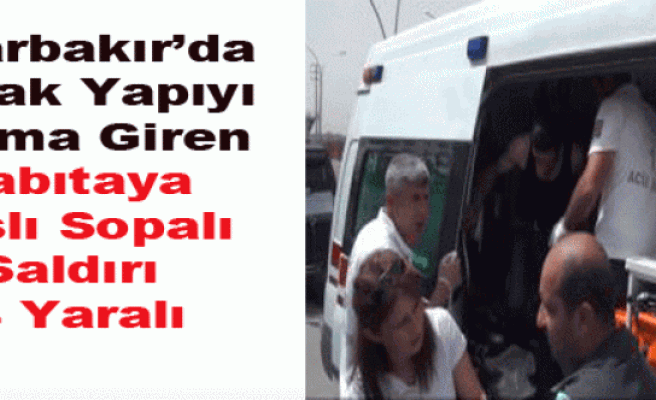 Diyarbakır'da Kaçak Yapıyı Yıkıma Giren Zabıtaya Taşlı Sopalı Saldırı 4 Yaralı