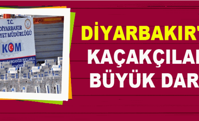 Diyarbakır'da Kaçakçılara Büyük Darbe