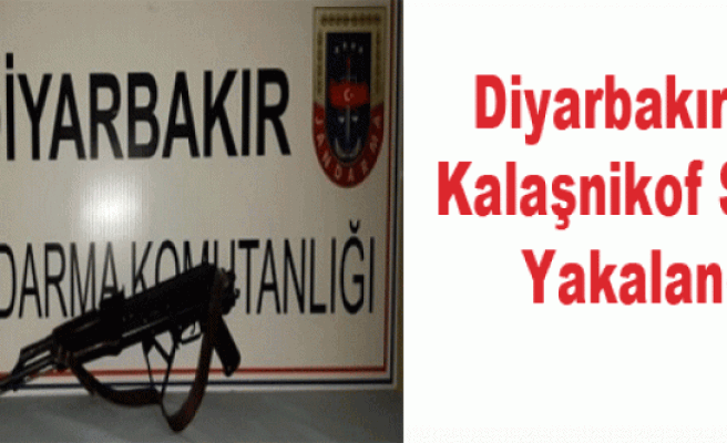 Diyarbakır'da Kalaşnikof Silah Yakalandı