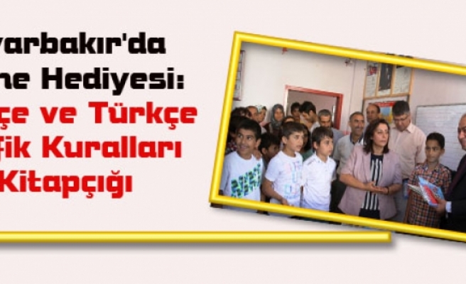 Diyarbakır'da Karne Hediyesi: Kürtçe ve Türkçe Trafik Kuralları Kitapçığı