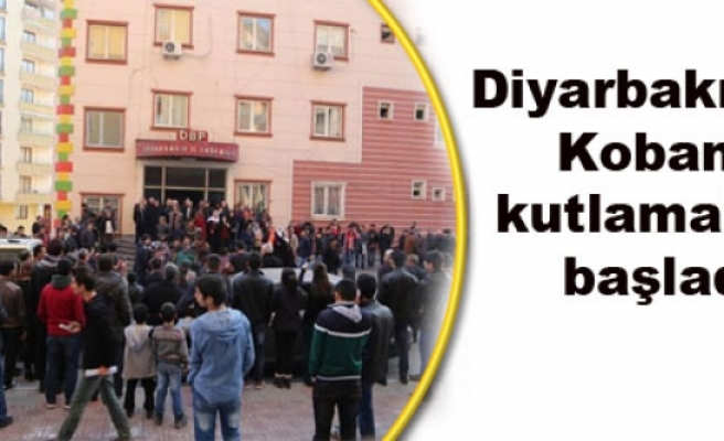 Diyarbakır'da Kobani kutlamaları başladı