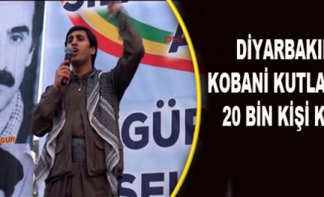 Diyarbakır'da Kobani Kutlamasına 20 Bin Kişi Katıldı