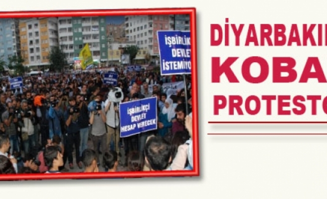 Diyarbakır'da Kobani Protestosu