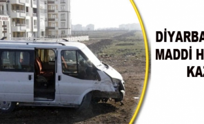 Diyarbakır'da Maddi Hasarlı Kaza