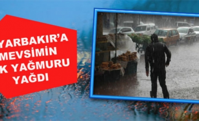 Diyarbakır'da Mevsimin İlk Yağmuru Yağdı