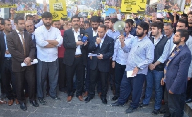 Diyarbakır’da Mısır Protestosu 