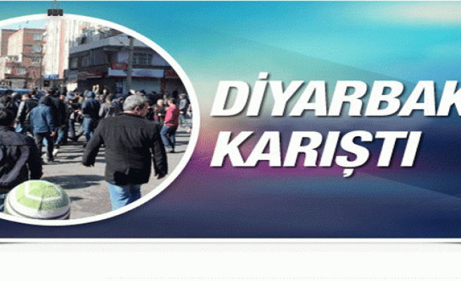 Diyarbakır'da Öcalan gerginliği ortalık fena karıştı