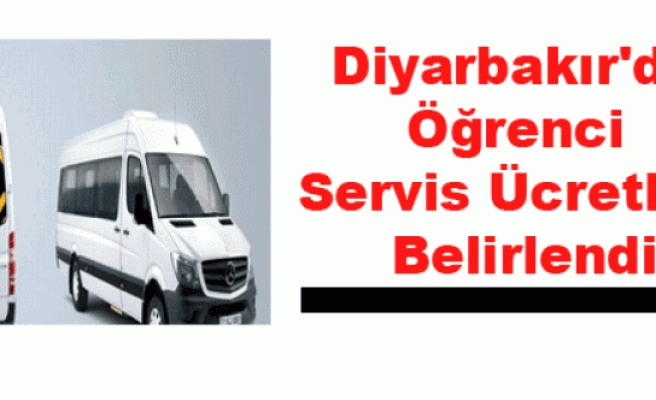 Diyarbakır'da Öğrenci Servis Ücretleri Belirlendi