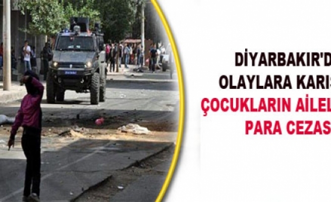 Diyarbakır'da Olaylara Karışan Çocukların Ailelerine Para Cezası