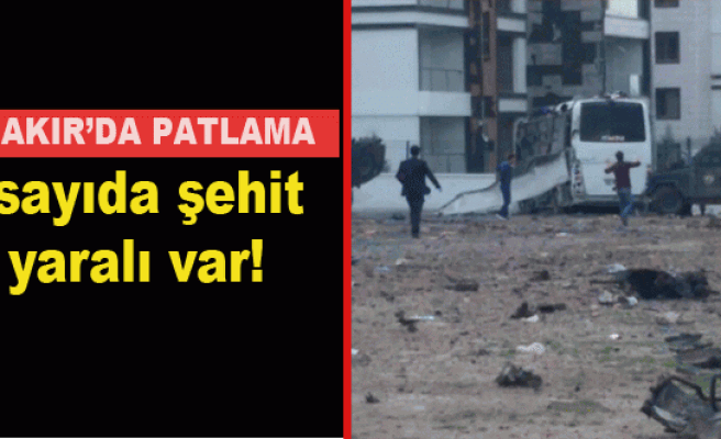 Diyarbakır'da patlama! Çok sayıda şehit ve yaralı var!