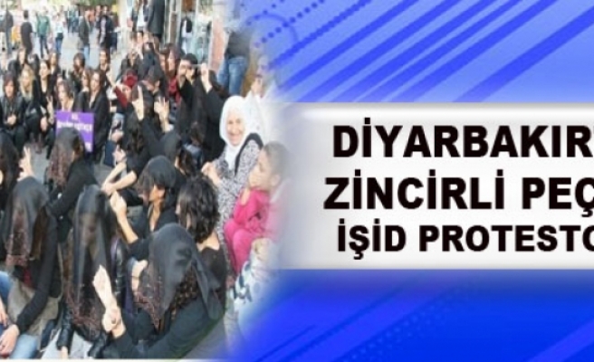Diyarbakır'da Peçeli ve Zincirli Protesto