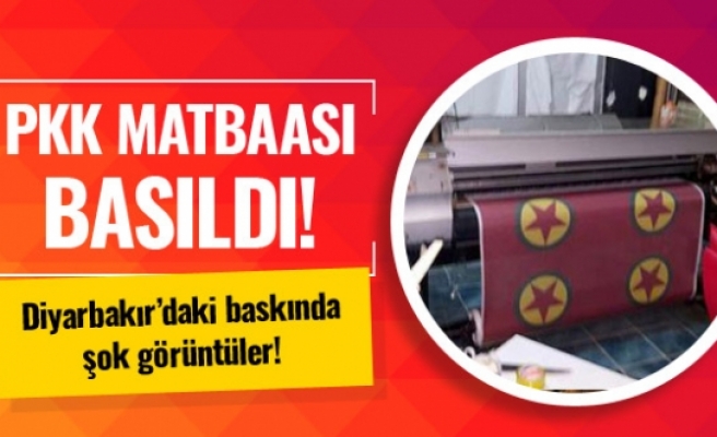 Diyarbakır’da PKK matbaasına polis baskını!
