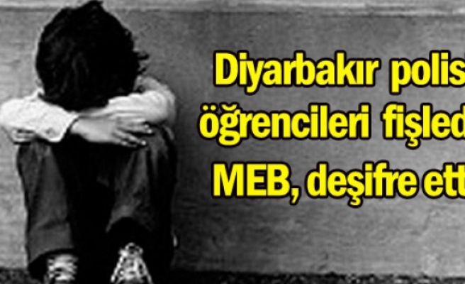 Diyarbakır’da polis çocukları fişledi, MEB internet sitesinden yayımladı