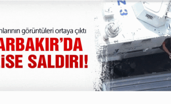 Diyarbakır'da polise korkunç saldırı işte görüntüler!
