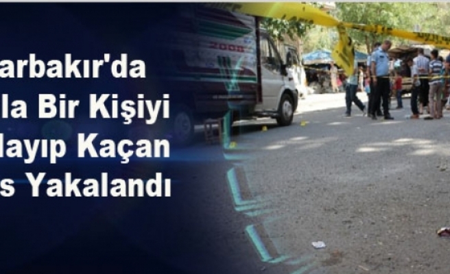 Diyarbakır'da Silahla Bir Kişiyi Yaralayıp Kaçan Şahıs Yakalandı