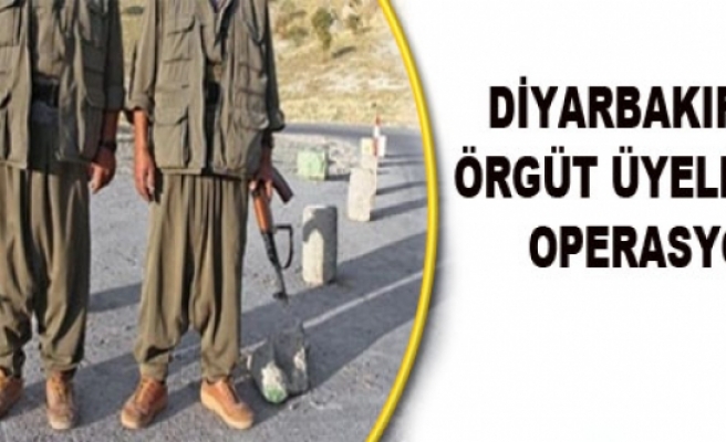 Diyarbakır'da Terör Örgütü Üyelerine Yönelik Operasyon