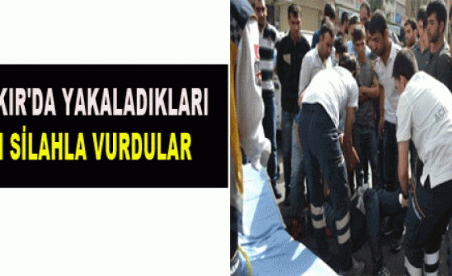 Diyarbakır'da Yakaladıkları Hırsızı Silahla Vurdular