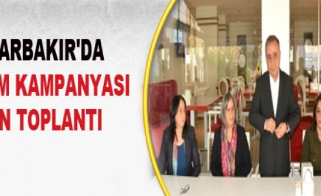 Diyarbakır'da Yardım Kampanyası İçin Toplantı