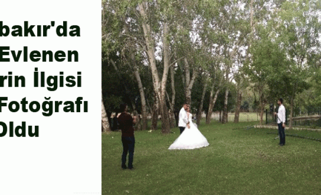 Diyarbakır'da Yeni Evlenen Çiftlerin İlgisi Doğa Fotoğrafı Oldu