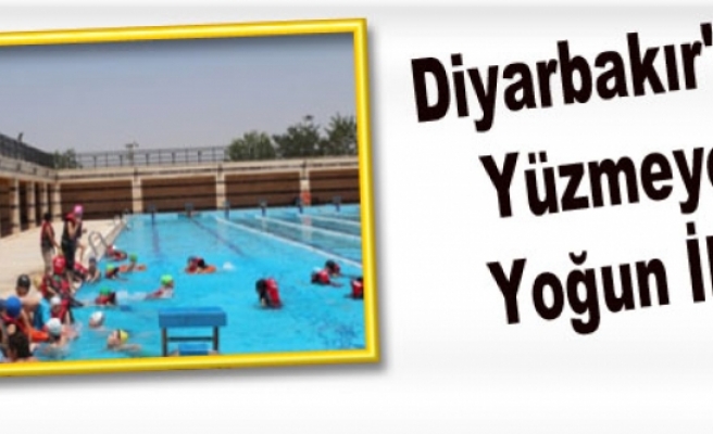 Diyarbakır'da Yüzmeye Yoğun İlgi
