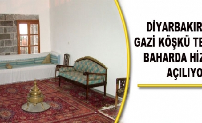 Diyarbakır'daki Gazi Köşkü Tesisleri Baharda Hizmete Açılacak