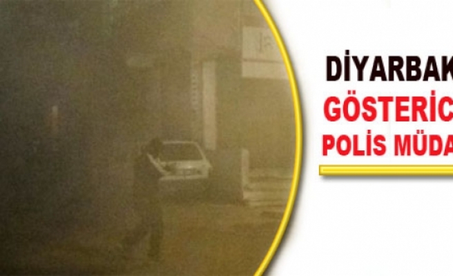 Diyarbakır'daki Göstericilere Polis Müdahalesi