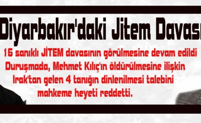 Diyarbakır'daki Jitem Davası