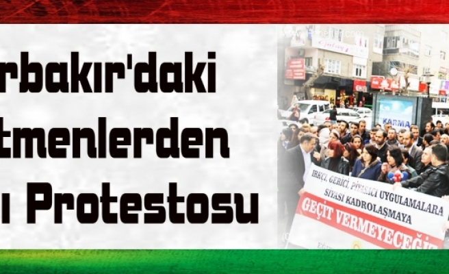 Diyarbakır'daki Öğretmenlerden Tasarı Protestosu
