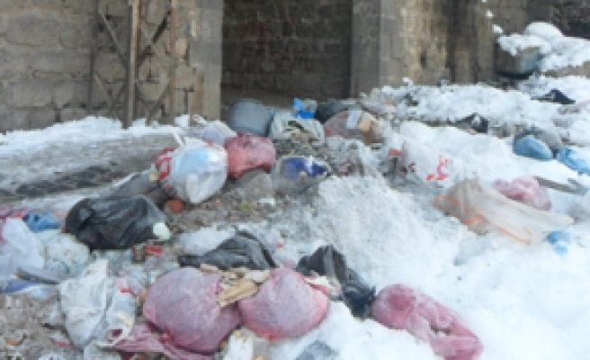 Diyarbakır'ın Tarihi Surlarında Çöpler Toplanmıyor