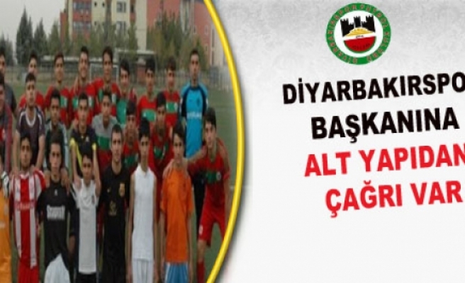 Diyarbakırspor Başkanına Alt Yapıdan Çağrı Var
