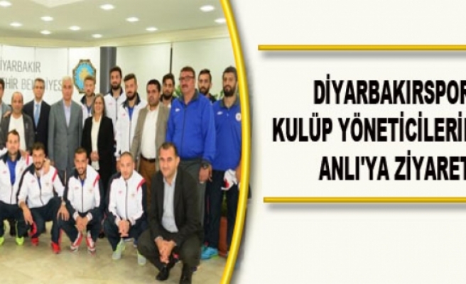 Diyarbakırspor Kulüp Yöneticilerinden Anlı'ya Ziyaret