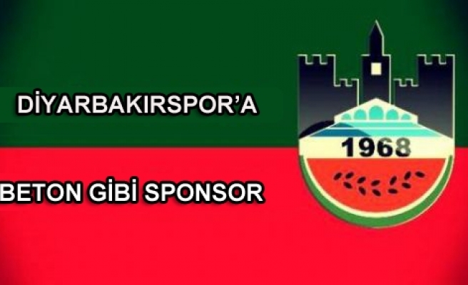 Diyarbakırspor'a Beton Gibi Sponsor