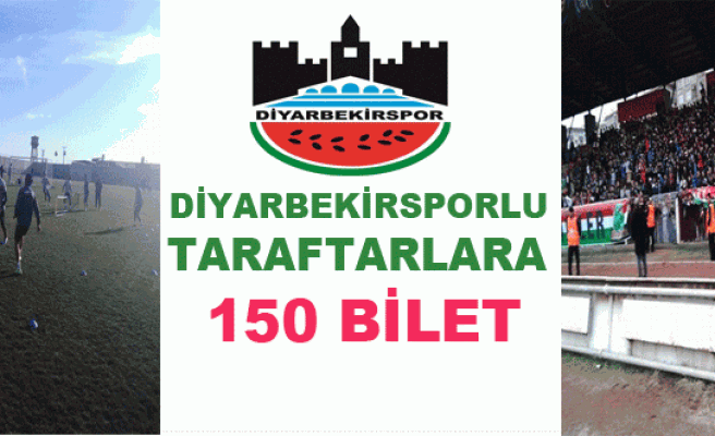 DİYARBEKİRSPORLU TARAFTARLARA 150 BİLET