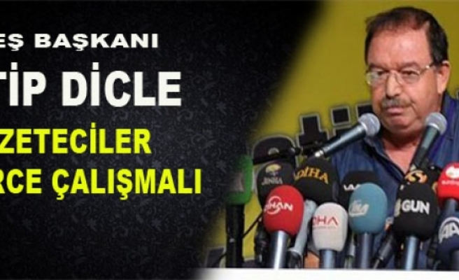 DTK Eş Başkanı Dicle: Gazeteciler Özgürce Çalışmalı