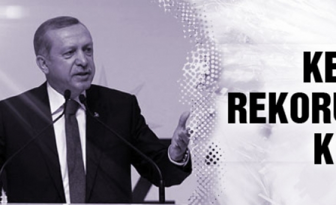 Erdoğan memleketi Rize'de tarihi rekor kırdı