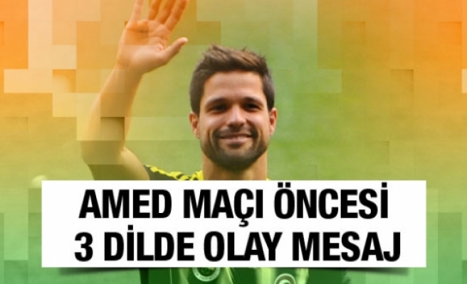 Fenerbahçe Amed maçı öncesi Diego'dan olay paylaşım