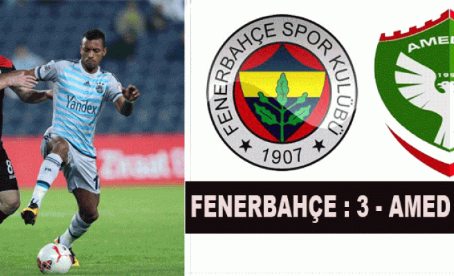 Fenerbahçe Amedspor maçının geniş özeti ve golleri
