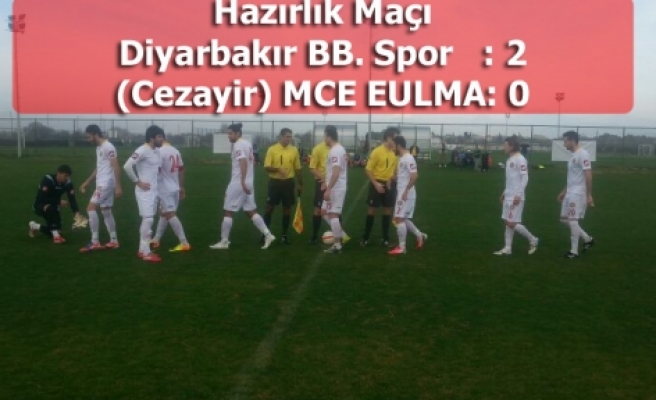 Hazırlık Maçı Diyarbakır BB. Spor Cezayirli Rakibini 2-0 ile Geçti