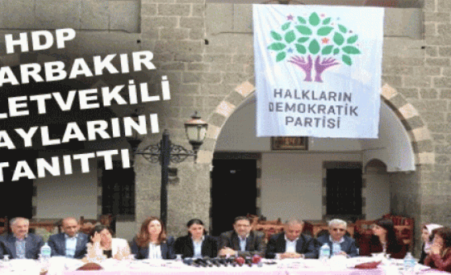 Hdp, Diyarbakır Milletvekili Adaylarını Tanıttı