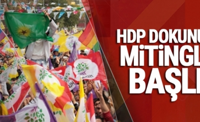 HDP 'dokunulmazlık' mitinglerine başlıyor