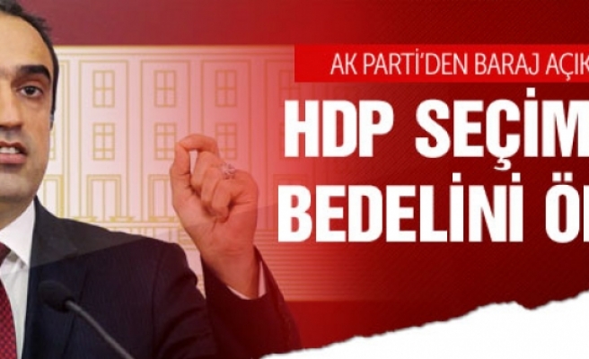 HDP seçime parti olarak girerse bedelini öder!