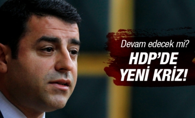 HDP'de Demirtaş depremi! Devam edecek mi?