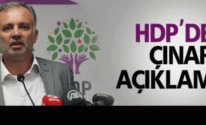 HDP'den açıklama: 'Siyasetin sorumluluk üstlenmesi gerekiyor'
