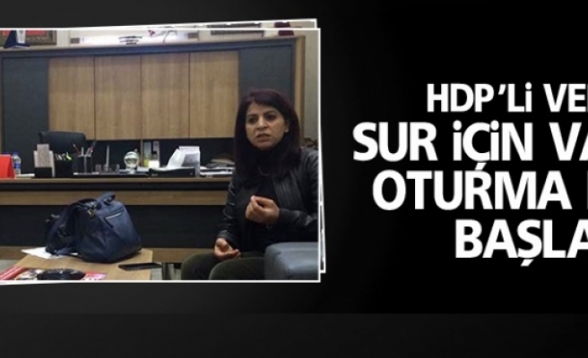 HDP’li vekiller Sur için valilikte oturma eylemi başlattı